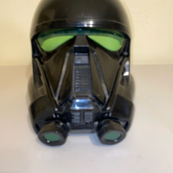 Star Wars Black and Green Kids Costume Helmet - Picture 3 of 9